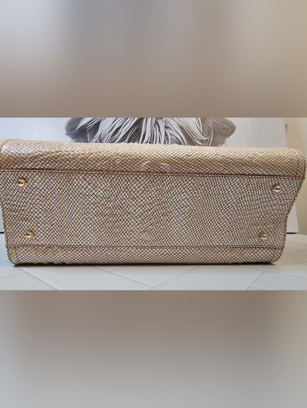 Brahmin Megan Tiramisu Melbourne Leather Tote NWT - Picture 9 of 12